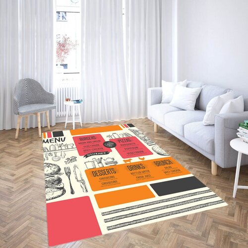 Conceptum Hypnose Tepih CG_80, Pravougaoni, 100 x 140 cm, Šareni Cene