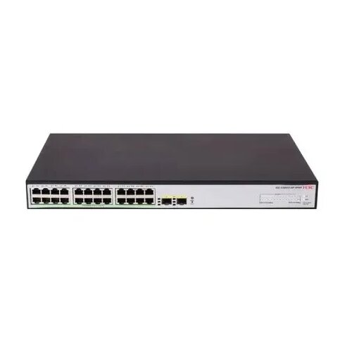 H3C Switch S1600V2-26P-HPWR-GL, 24x GE PoE+ / 2x SFP, 370W Cene