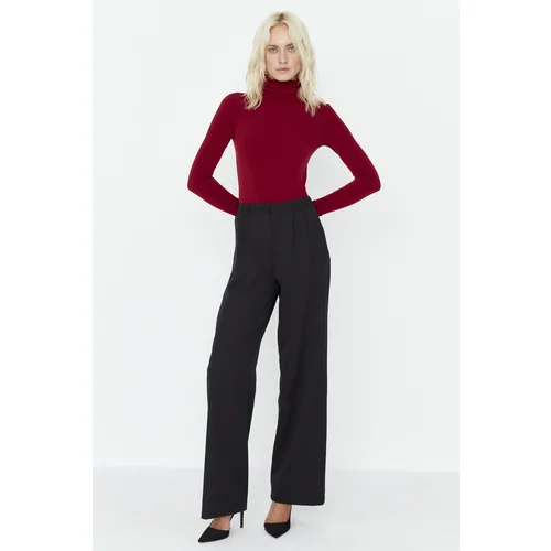 Trendyol Black Wide Leg Trousers