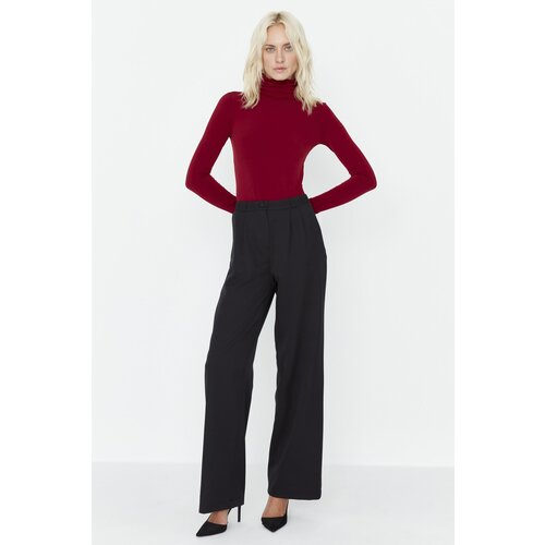 Trendyol Black Wide Leg Trousers Slike