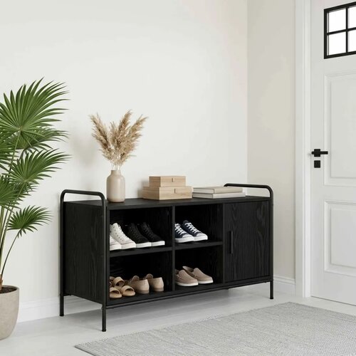  Ormar za cipele 100 x 39 5 x 55 5 cm Konstruirano drvo - Crni hrast Cijene