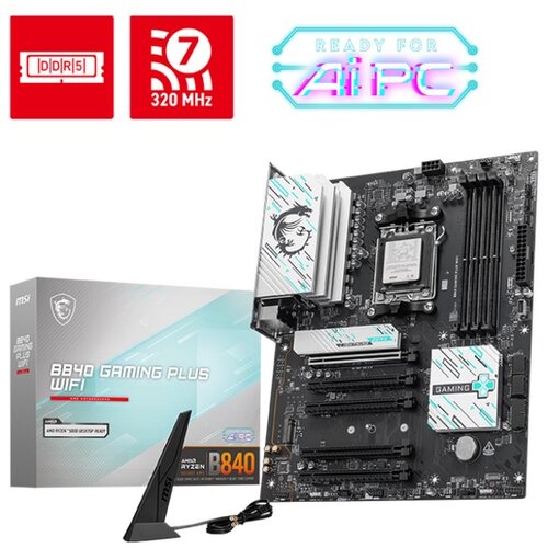MSI B840 GAMING PLUS WIFI matična ploča Cene