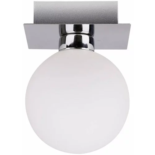 Candellux Lighting Stropna svetilka v srebrni barvi s steklenim senčnikom 10x10 cm Oden - Candellux Lighting