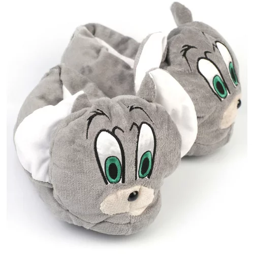 Capone Outfitters Plush Slippers - Gray - Flat
