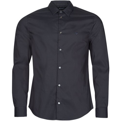 Emporio Armani Srajce z dolgimi rokavi 8N1C09 Modra Slike