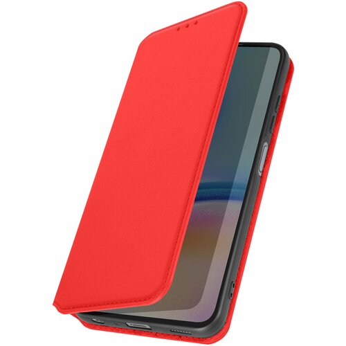 AVIZAR etui za galaxy A05s card holder video support magnetic flip, rdeča, (5000016963) Cene