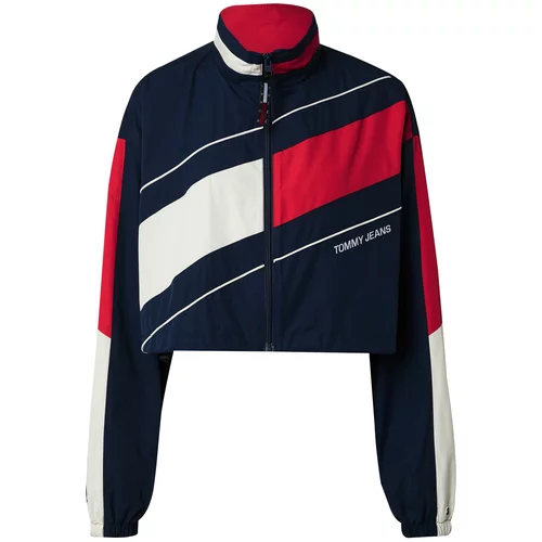 Tommy Jeans Prijelazna jakna 'ARCHIVE GAMES' mornarsko plava / crvena / bijela