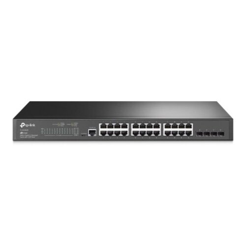 TP Link Tp-link tl-sg3428 gigabit/24xrj45/1gbps/smart l2+/4x sfp/rackmount metalno kuciste switch ( sg3428 ) Cene