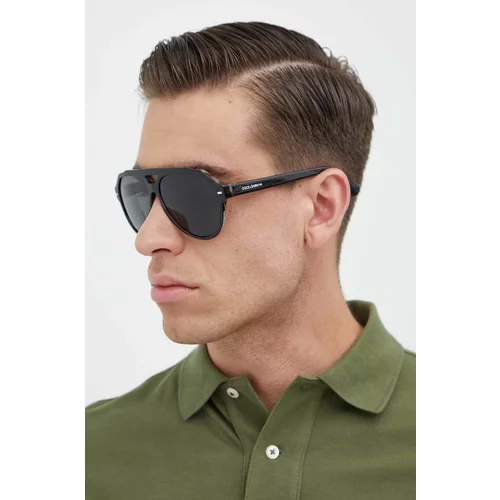 Dolce & Gabbana Sončna očala moška, črna barva, 0DG4452