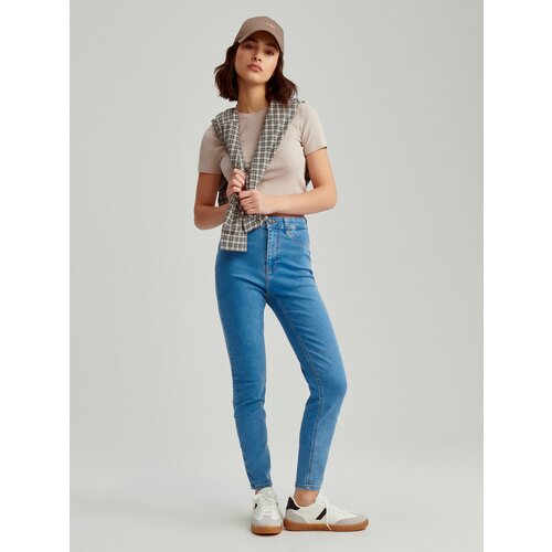 House - Skinny traperice visoka struka - Plava Slike