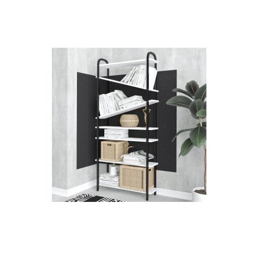 Hanah home polica za knjige verso black white Slike
