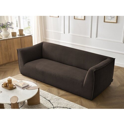Bobochic Paris Smeđa sofa od samta 242 cm Giorgia &amp;ndash; Slike