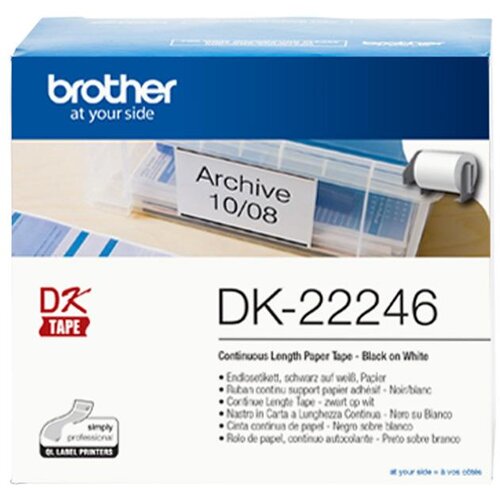 Brother neskončne nalepke - papir bel 103mm x 30,48m BRDK22246 Cene