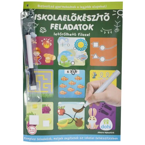 Madžarski proizvajalec Šolsko pripravljalne naloge z izbrisljivim flomastrom - D-Toys Cene