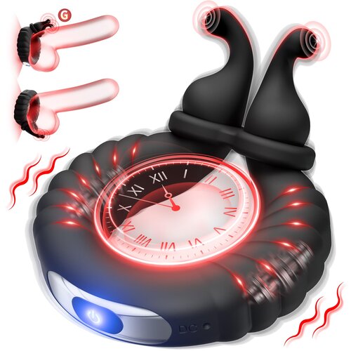 SuperLove Dual Motor Tickling Vibrating Ring Black Cijene