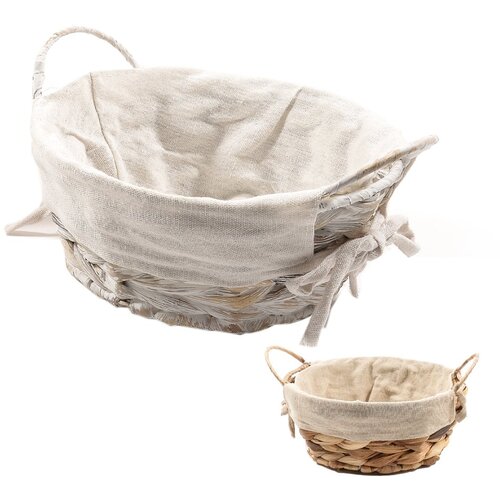 Mhome košara iz bananinih listov 22xh10cm / okrogla / več barv / tekstil, (21317594) Cene