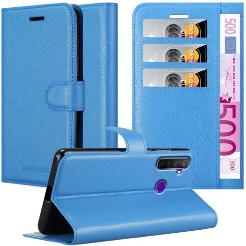  case, združljiv z realme in sky blue - zaščitni pokrov z magnetnim zapiranjem, stoječo funkcijo in režo za kartico, (20553495) Cene