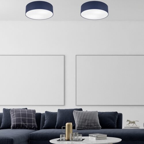  plafonsko svetlo sirja pastel 2xE27/15W/230V, prečnik 45 cm, tamno plava Slike