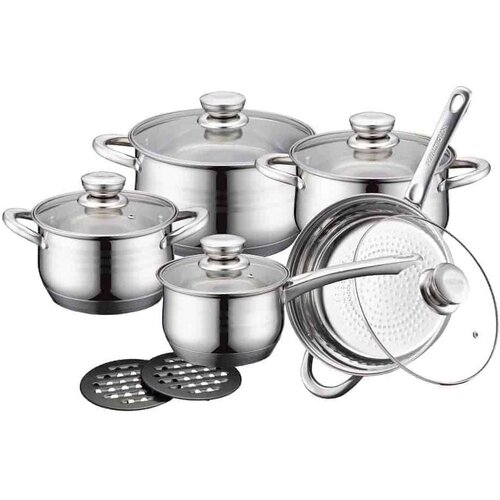 Royalty RL1232-12 šerpe sa poklopcem set 12 delova inox Cene