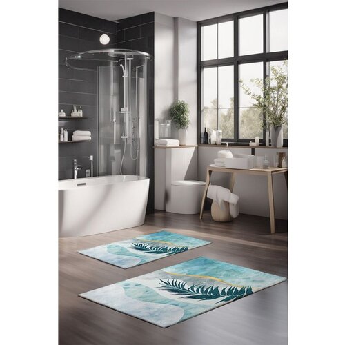  CT-5424 multicolor bathmat set (2 pieces) Cene