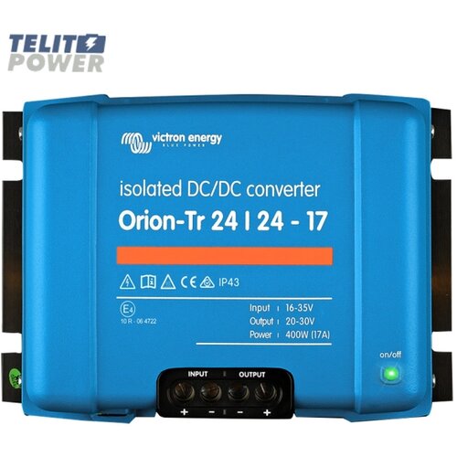 Victron Energy Victron Orion-Tr 24/24-17A DC-DC Konverter &ndash; 400W pretvarač za 24V sisteme Cene