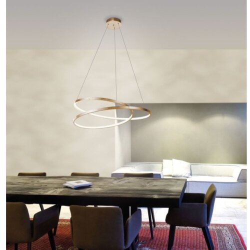 PAUL NEUHAUS 2474-12 - led prigu&amp;scaron;iva luster na sajli roman LED/40W/230V zlatna Slike