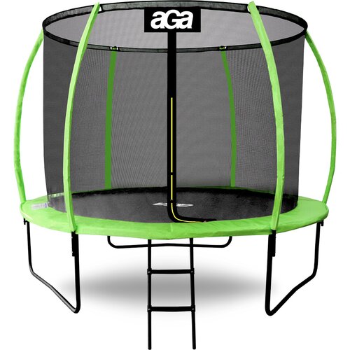  Trampolin 305 cm s unutarnjom za&amp;scaron;titnom mrežom i stepenicama Aga SPORT EXCLUSIVE MRPU1010LG - svijetlo zeleni Slike