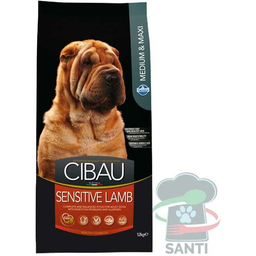Cibau Hrana za osetljive pse Medium & Maxi Sensitive, Jagnjetina - 12 kg Cene