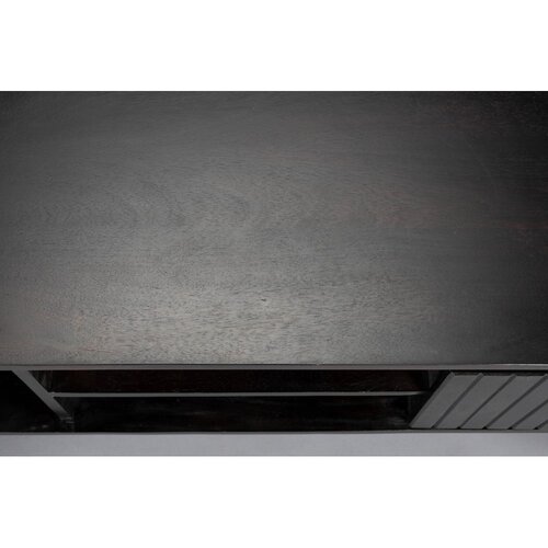 Dutchbone Temno rjava TV omarica iz masivnega manga 140x45x40 cm Kenji &amp;ndash; Slike