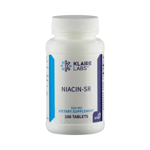 Klaire Labs Niacin-SR 500 mg