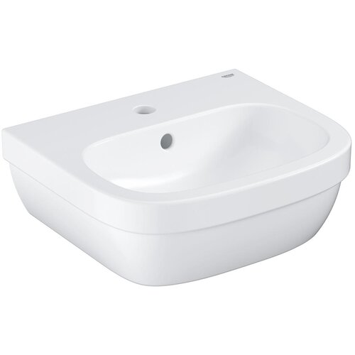 Grohe 39440000 Bau Ceramic 55 x 38 cm stenski keramični umivalnik z odprtino za armaturo Slike