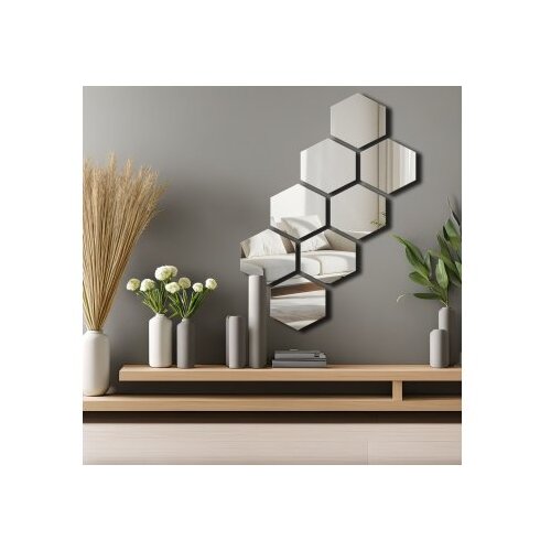 WALLXPERT dekorativno ogledalo Ozgl525 silver Cene