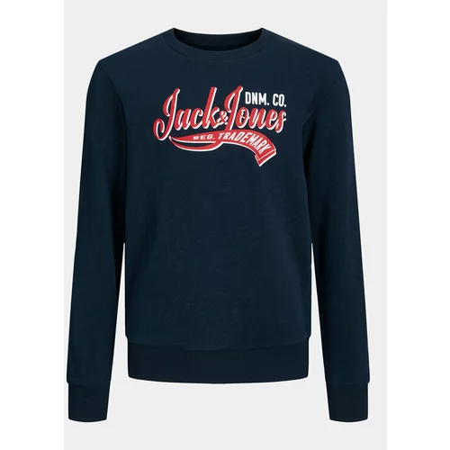 Jack & Jones Jopa Logo 12249309 Mornarsko modra Standard Fit