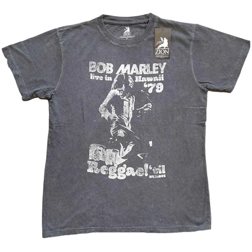 Bob Marley Košulja Hawaii Unisex Charcoal Grey XL