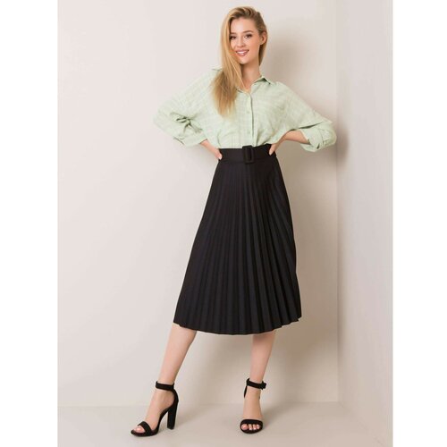 Fashion Hunters Black pleated skirt Slike