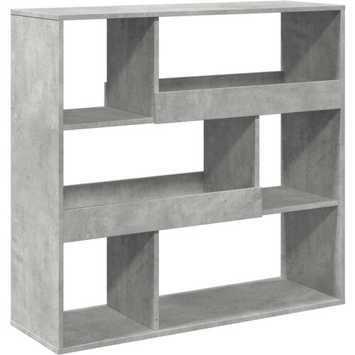 VidaXL Ormarić za knjige / sobna pregrada boja betona 100x33x94,5 cm Slike