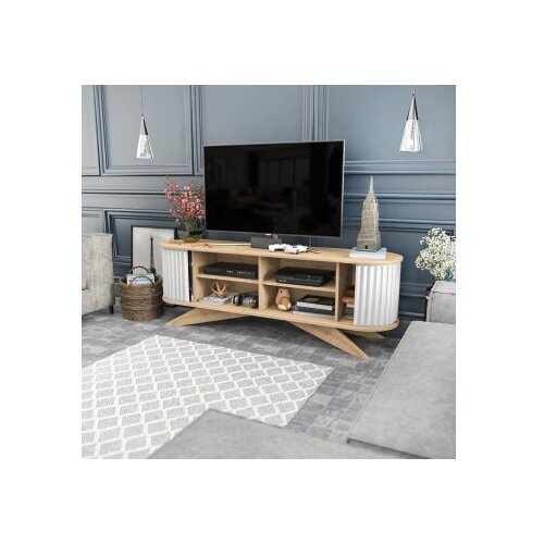 Hanah home polica Za TV Stor - Safir, Belo Slike
