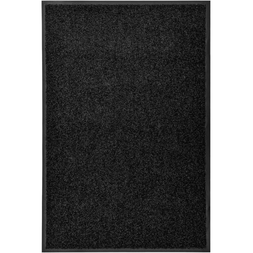 vidaXL Pralni predpražnik črn 60x90 cm, (20768494) Cene