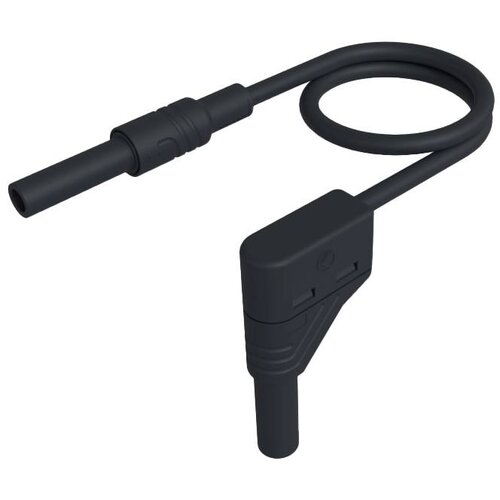 SKS Hirschmann MAL S WG-B 100/2\,5 sw varnostni merilni kabel 4 mm varnostni vtič 4 mm varnostni vtič 100 cm črna 1 kos, (20423264) Cene
