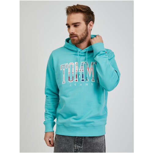 Tommy hilfiger turquoise store hoodie
