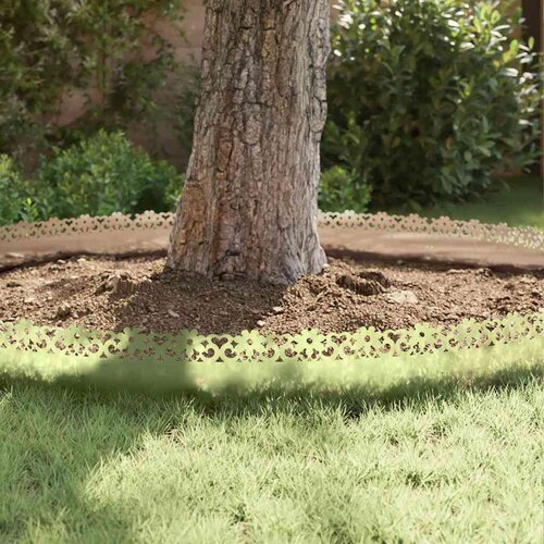 VidaXL Rubnjaci za travnjak 30 pcs Srebrno 103 x 0,05 x 22 cm Slike