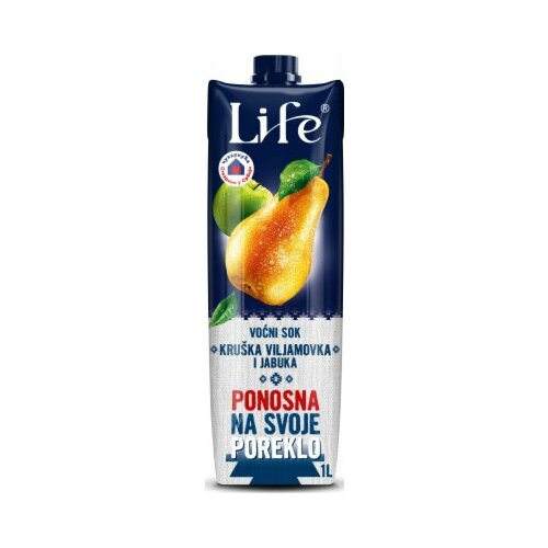 Nectar life premium 100% voćni sok kruška i jabuka 1L tetra brik Cene