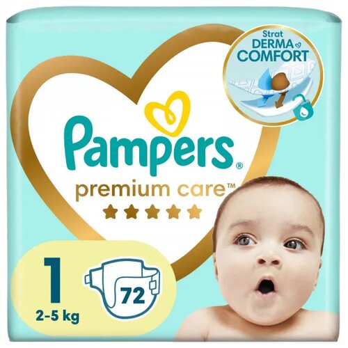 Pampers pelene premium care VP 1newborn 2-5kg72 Cijene
