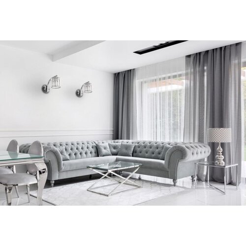 Toolight Kristalna zidna svjetiljka metalna krom APP509-1W Slike