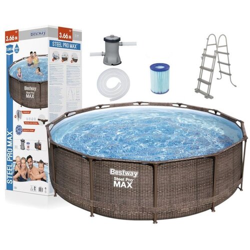 Bestway montažni bazen steel pro max s ratanom 366*100 cm Cijene