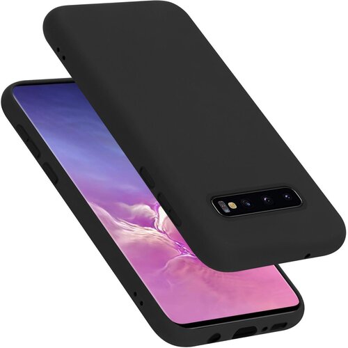 Cadorabo Case, združljiv s Samsungom v tekoči črni barvi - za&scaron;čitni pokrov iz fleksibilnega silikona TPU, (20592682) Cene