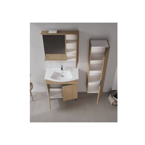 Hanah home Kupatilski ormarić sa umivaonikom i ogledalom (2 komada) Purus 80 440 Cene