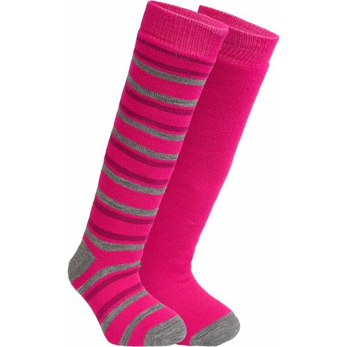 Mckinley rigo jrs 2-PACK mck, čarape za skijanje za devojčice, pink 205956 Slike