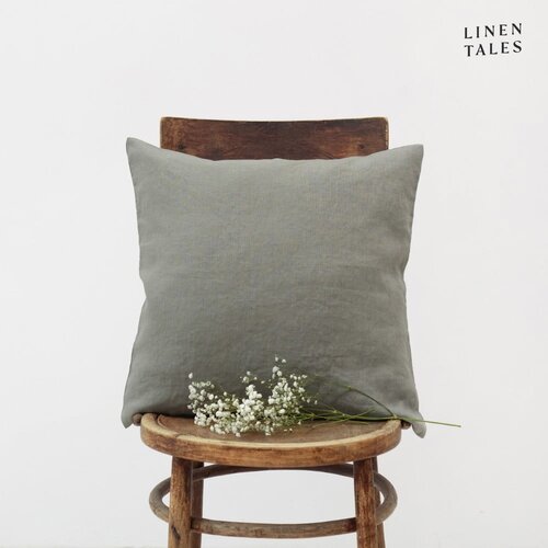 Linen Tales Lanena ukrasna jastučnica 50x50 cm Khaki – Cijene