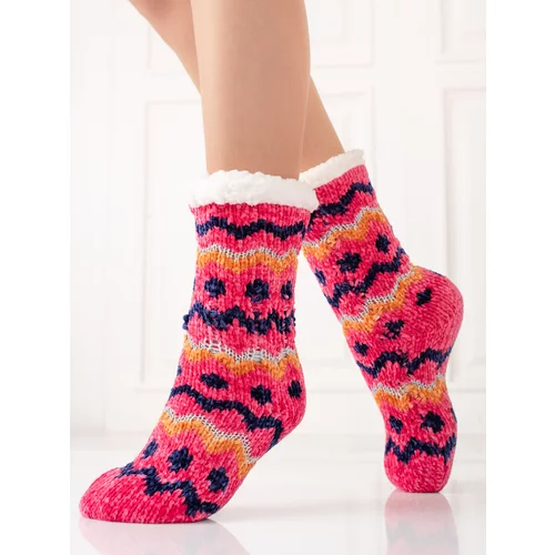 SHELOVET Women's Warm Non-slip Pattern Socks
